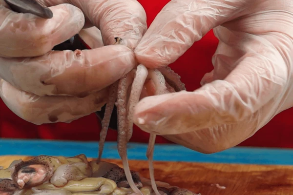 Очистить от клюва.