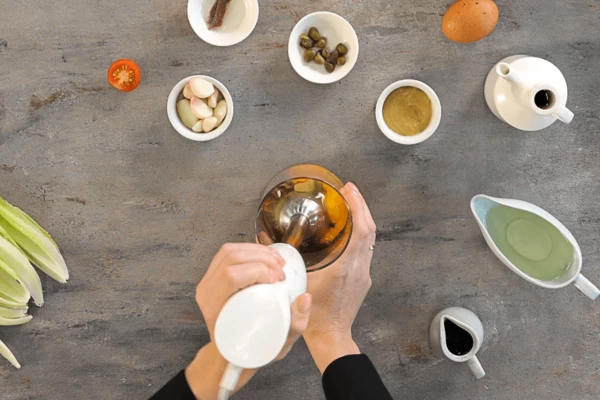 Измельчить блендером.