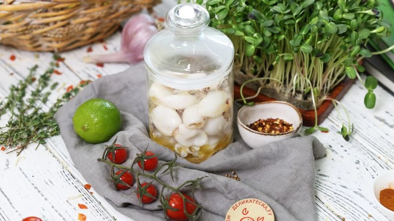 Маринованные кальмары