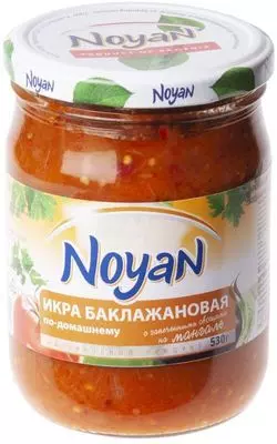 Икра баклажановая по-домашнему Ноян 530г - купить в Москве по выгодной ...