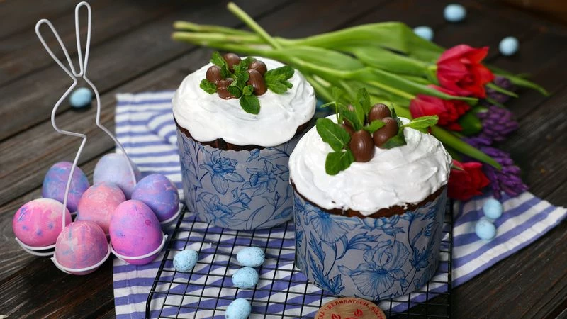 Кулич на желтках