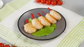 Креветочные котлеты на палочке