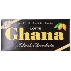 Шоколад черный Гана Lotte Япония 50г
