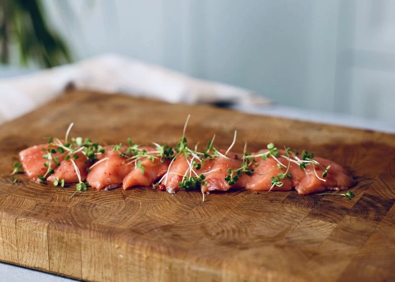 Разделка и засолка красной рыбы