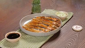 Лосось с креветками