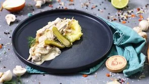 Фишстроганов из кефали