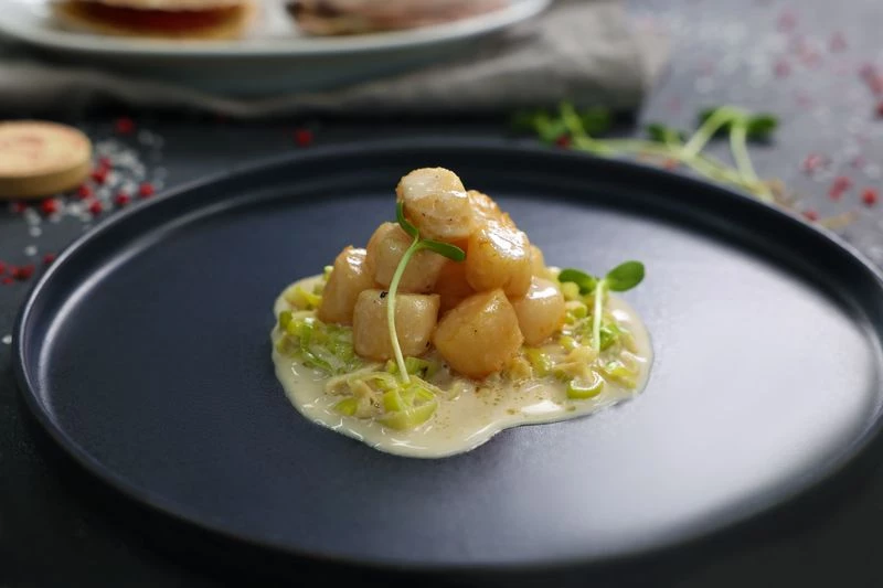 Гребешки с лемонграссом