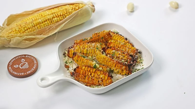 Кукуруза с пармезаном