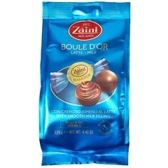 Шоколадные конфеты Пралине из молочного шоколада Boule D'or с кремовой молочной начинкой Италия 125г