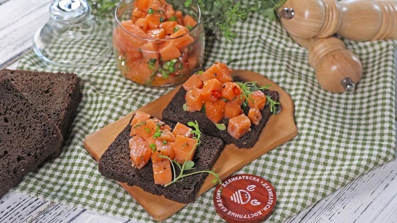 Маринованный лосось