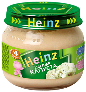 Пюре из цветной капусты Хайнц 80г