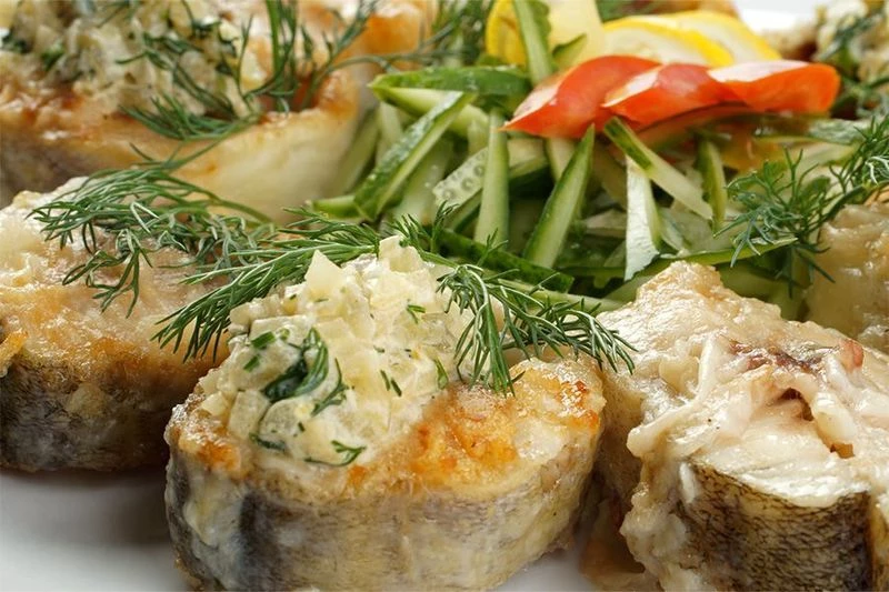 Навага жареная