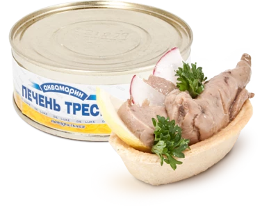 Печень трески натуральная Аквамарин-0}