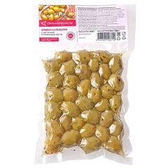 Оливки Халкидики с косточкой в оливковом масле Деликатеска 200г