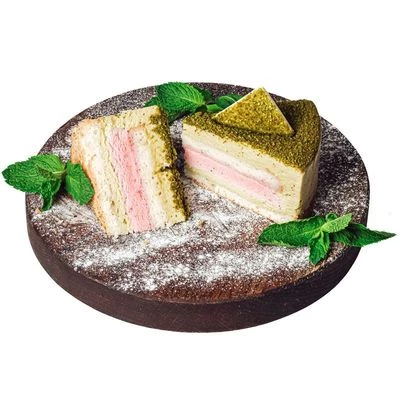 Торт Муссовый клубника с матчей Деликатеска 380г-0}