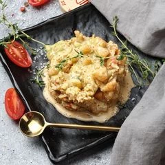 Тар-тар из жареных креветок с крабом от Шефа 180г