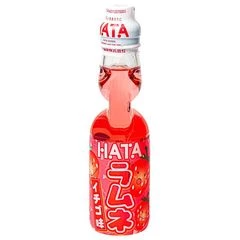 Напиток газированный Hata Kosen Рамуне Strawberry со вкусом клубники 200мл