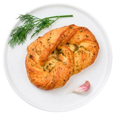 Крендель с чесночной начинкой Деликатеска 80г-1}