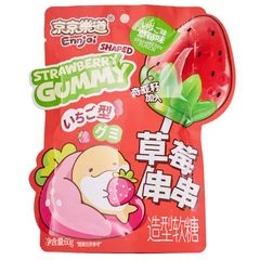 Конфета желейная Strawberry Shaped Gummy Клубника Китай 60г