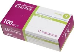 Перчатки виниловые Gloves S 100шт