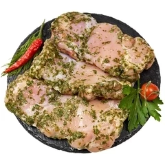 Стейк из куриного бедра бескостный в маринаде Кафе де Пари охлажденный Деликатеска ~550г