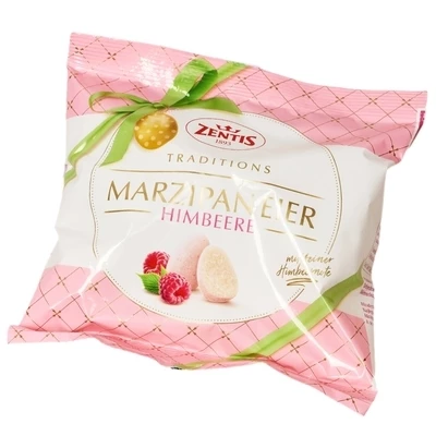Марципановые яйца со вкусом Малины Zentis Германия 125г-1}
