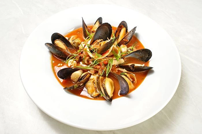 Похлебка с мидиями