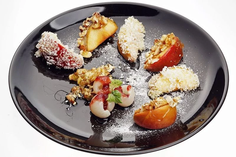 Яблоки в карамели