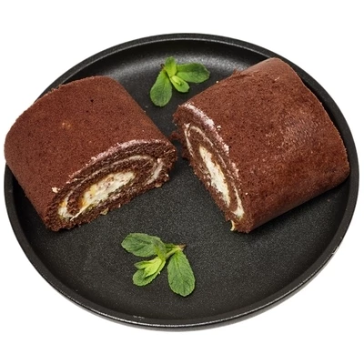 Рулет бисквитный Шоколадный с рикоттой 300г-0}