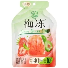 Конжаковое Желе Liuliumei Зеленая слива и клубника Китай 120г