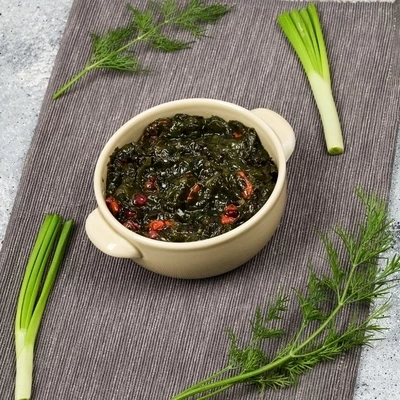 Салат из микса морских водорослей с брусникой и ягодами годжи Деликатеска 300г-1}