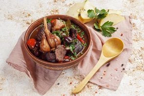 Оленина в Балканском стиле