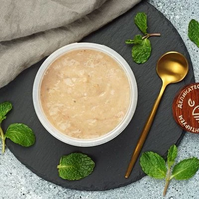 Бананово-клубничное пюре от Шефа ручная работа авторский рецепт Деликатеска 250г-1}