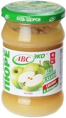 Пюре яблочное без добавления сахара стерилизованное Будь здоров 280г