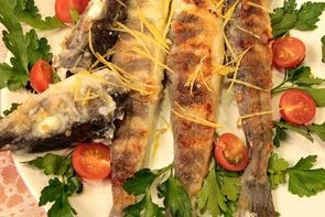 Жареная Ледяная рыбка