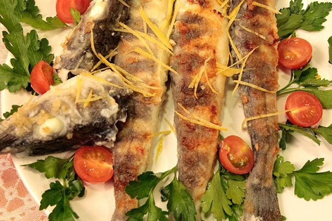 Жареная Ледяная рыбка