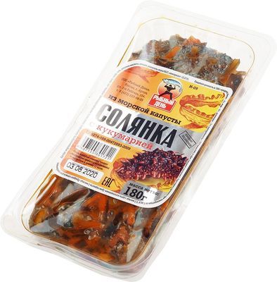 Солянка с кукумарией из морской капусты 170г - купить в Москве по ...