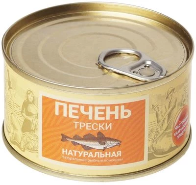 Печень трески натуральная 185г-0}