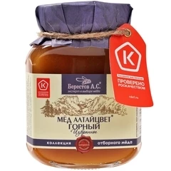 Мед дикий таежный Берестов 500г