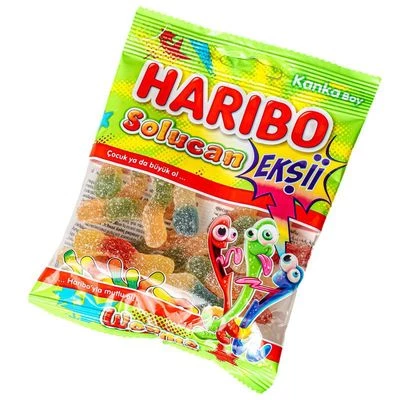 Мармелад жевательный Haribo Fizz worm Турция 80г-1}
