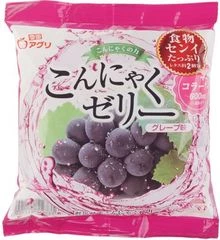 Десерт Конняку желе со вкусом винограда 100% натуральный низкокалорийный 96г