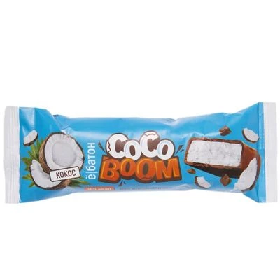 Батончик Ёбатон Coco Boom со вкусом Кокоса 40г-0}