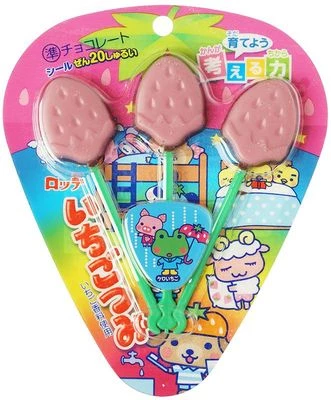 Шоколад клубничный Ичиго Тсуми на палочке 11г-0}