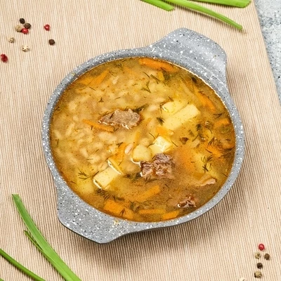 Рассольник ленинградский с курицей Деликатеска 300г-1}