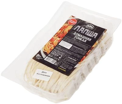 Лапша домашняя тонкая Тестов 350г-0}