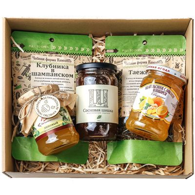 Подарочный набор Вкусное чаепитие -0}