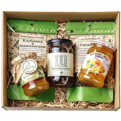 Подарочный набор Вкусное чаепитие -0}