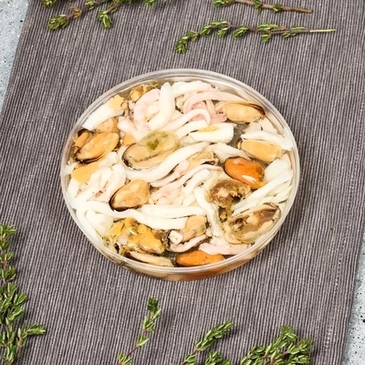 Коктейль из морепродуктов в масле Морская звезда Деликатеска 150г -1}