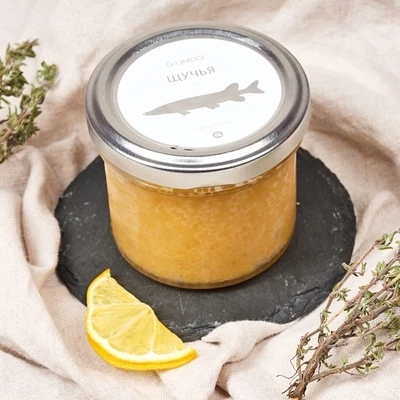 Икра щуки без консервантов замороженная А-Икра 100г-1}