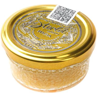 Икра желтая стерляди-альбиноса 50г-0}